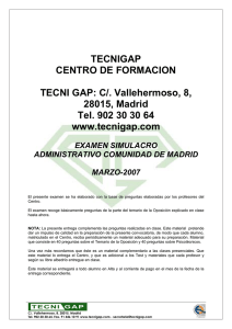 TECNIGAP CENTRO DE FORMACION TECNI GAP: C