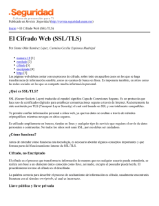 El Cifrado Web (SSL/TLS) - Revista .Seguridad