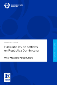 Hacia una ley de partidos en República Dominicana