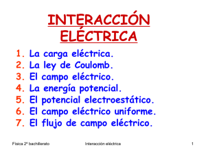 1. la carga eléctrica