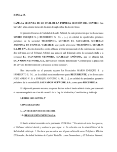 2-RNLA-13. CÁMARA SEGUNDA DE LO CIVIL DE LA PRIMERA