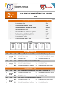 Programación - Universidad Nacional Mayor de San Marcos