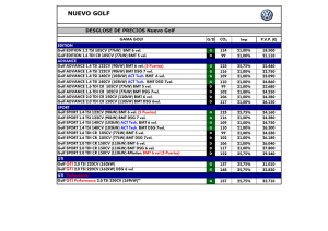 nuevo golf - Sala de comunicación de Volkswagen