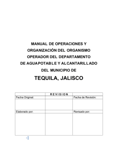 Manual Organigrama Agua Potable - H. Ayuntamiento de Tequila