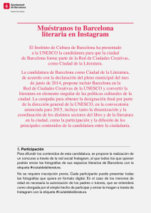 Muéstranos tu Barcelona literaria en Instagram