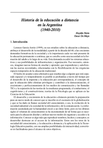 Historia de la educación a distancia en la Argentina - P3-USAL