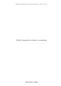 DB1SUA. Seguridad de utilización y accesibilidad