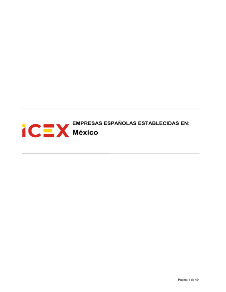 Listado De Empresas Espa olas En M xico