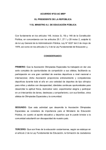 Acuerdo Nº 22-AC-MEP - Ministerio de Educación Pública