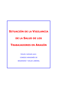 Situación de la vigilancia de la salud de los trabajadores en Aragón