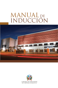 Manual de Inducción - Cámara de Diputados