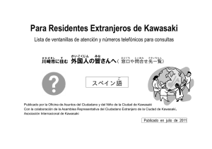 Para Residentes Extranjeros de Kawasaki