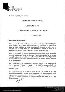 Descargar Dictamen - Corte Constitucional del Ecuador