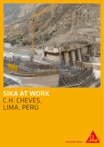 Sika at work C.H. CHEVES, LIMA, PERÚ