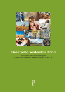 Desarrollo sostenible 2008 - Instituto Nacional de Estadistica.