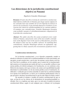 Las distorsiones de la jurisdicción constitucional