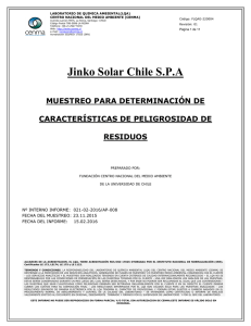 certificado de análisis: ca-n° xxx-200x