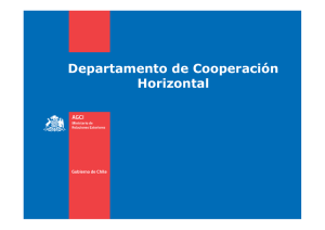 Departamento de Cooperación Horizontal - Cooperación Sur