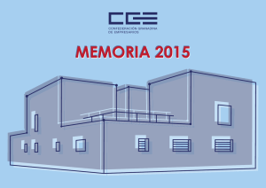 memoria 2015 - Confederación Granadina de Empresarios