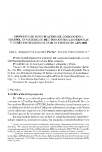 Propuesta de modificación del Código Penal Español en materia de