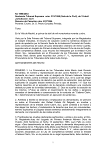 RJ 1998\2053 Sentencia Tribunal Supremo núm. 331/1998 (Sala de