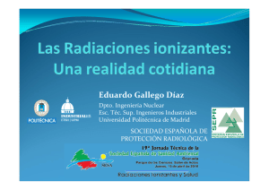 Las radiaciones ionizantes