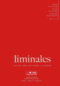 Revista LIMINALES: escritos sobre psicología y sociedad. Número 4