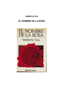 El Nombre de la Rosa - I. T. Valle del Guadiana