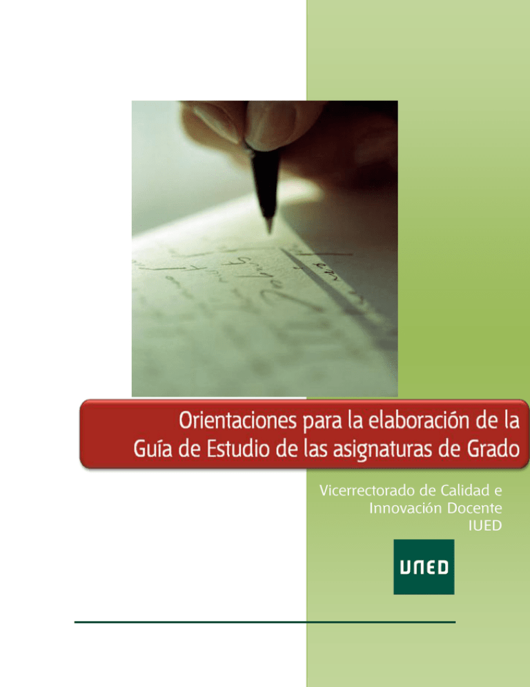 Orientaciones Para La Elaboración De La Guía De Estudio De