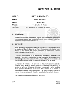 N·PRY·PUE·1·04·001/08 LIBRO: PRY. PROYECTO
