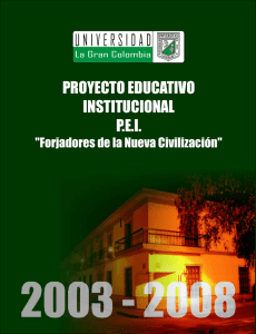 Proyecto educativo institucional