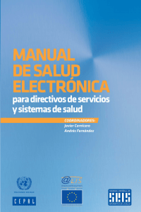 Manual de salud electrónica - Repositorio CEPAL
