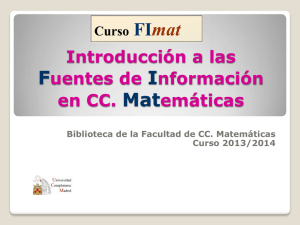 Diccionarios de Matemáticas - Universidad Complutense de Madrid