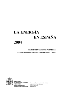Libro de la Energía en España 2004
