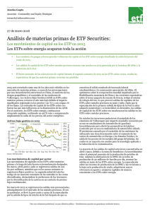 Análisis de materias primas de ETF Securities