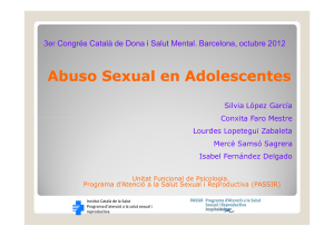 Abuso Sexual en Abuso Sexual en Adolescentes Adolescentes