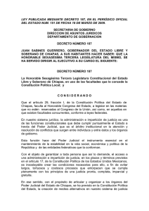 Ley de Justicia Alternativa del Estado de Chiapas