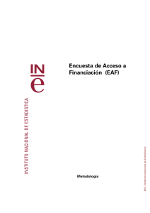 Metodología general - Instituto Nacional de Estadistica.