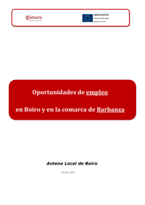 Oportunidades de empleo en Boiro y en la comarca de Barbanza