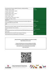 Las elecciones de la prensa. Agenda informativa y calidad