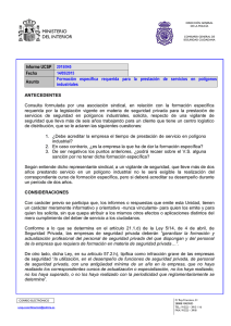 MINISTERIO DEL INTERIOR Informe UCSP 2015/045