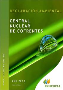 Informe medioambiental anual 2012 descargar PDF