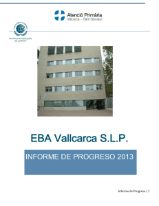 EBA Vallcarca S.L.P.