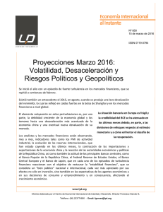 Proyecciones Marzo 2016