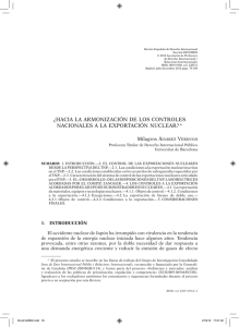 ¿Hacia la armonización de los controles nacionales a la exportación