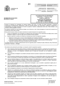 Autorización De Residencia Temporal Y Trabajo Por Cuenta