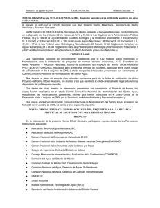 Martes 18 de agosto de 2009 DIARIO OFICIAL (Primera Sección) 6