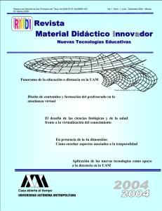 Revista Material Didáctico Innovador Nuevas Tecnologías Educativas