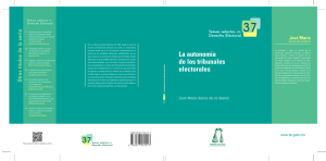 La autonomía de los tribunales electorales