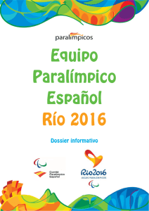 información equipo paralímpico español